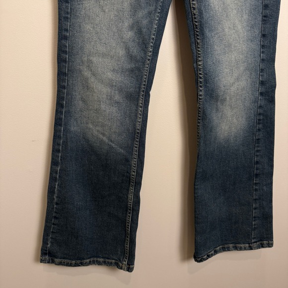 BDG Urban Outfitters Womens 24 Jeans Button Fly Boot Cut Dark Wash Classic Denim - Picture 12 of 15